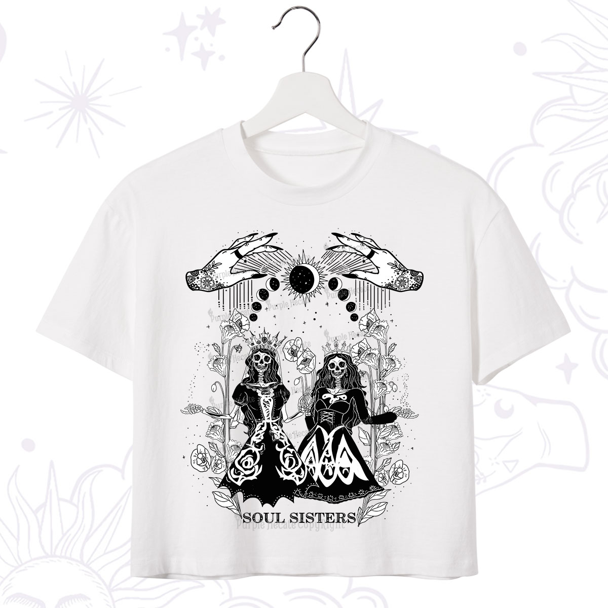 Purplehecate Soul Sister Crop T-Shirt
