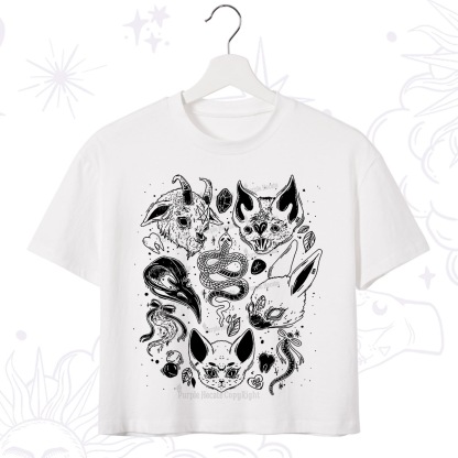 Purplehecate Familiar Spirits Crop T-Shirt