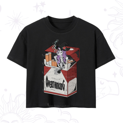 Purplehecate Overthinking Crop T-Shirt