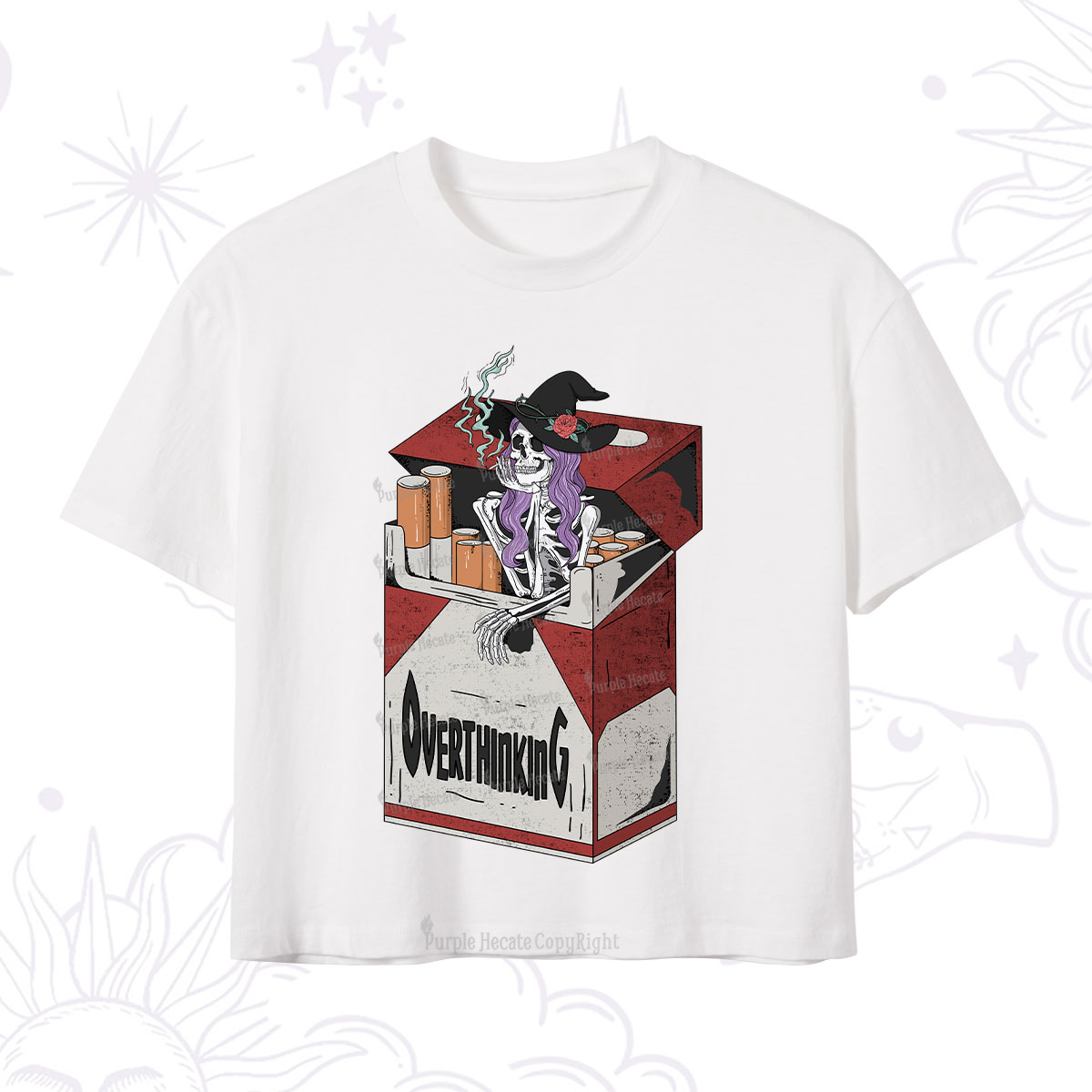 Purplehecate Overthinking Crop T-Shirt
