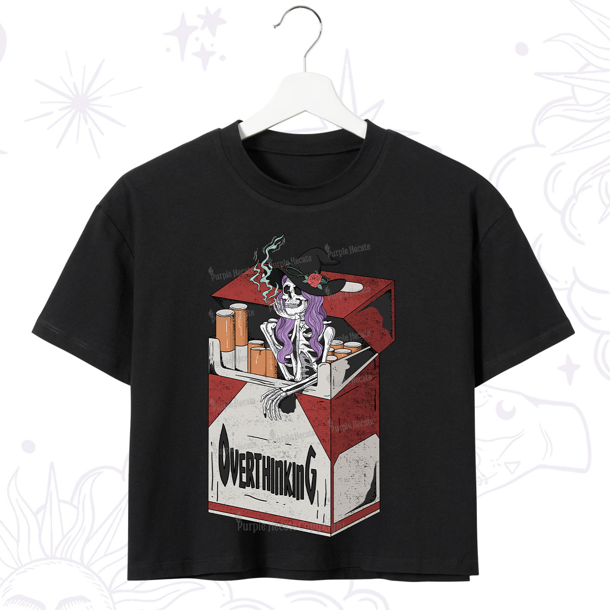 Purplehecate Overthinking Crop T-Shirt
