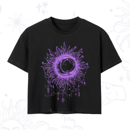 Purplehecate Starry Eye Crop T-Shirt