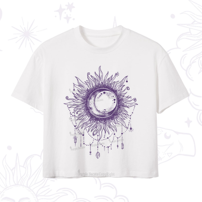Purplehecate Starry Eye Crop T-Shirt