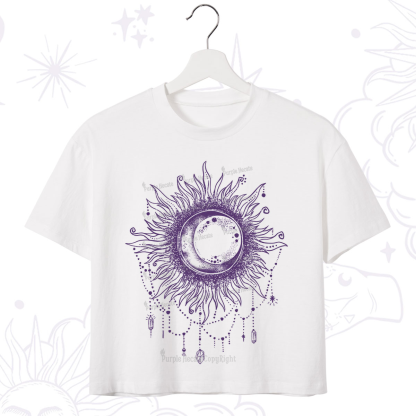 Purplehecate Starry Eye Crop T-Shirt