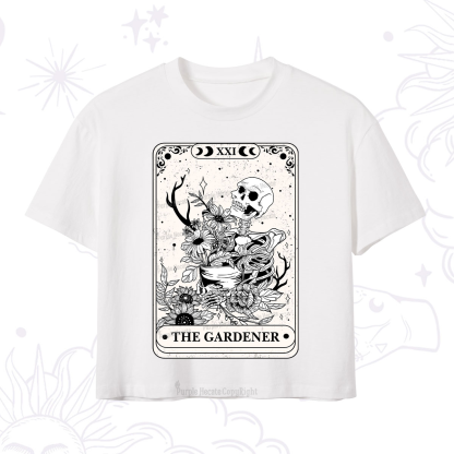 Purplehecate The Gardener Tarot Crop T-Shirt