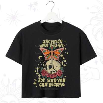 Purplehecate For Who You Can Become Crop T-Shirt
