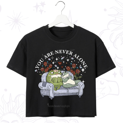 Purplehecate The Audacity Tarot Card Crop T-Shirt