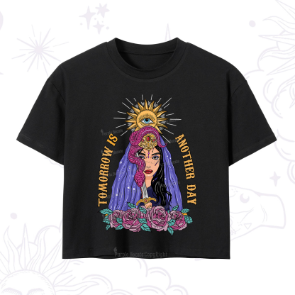 Purplehecate Prophetic Eye Witch Crop T-Shirt