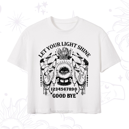 Purplehecate Let Your Light Shine Crop T-Shirt