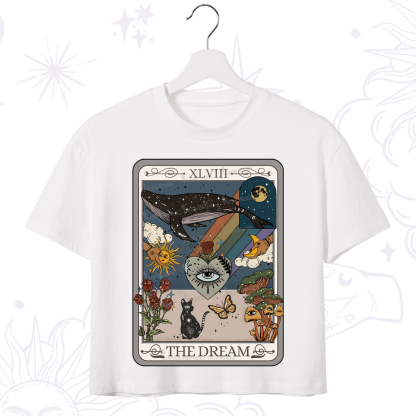 Purplehecate The Dream Tarot Crop T-Shirt