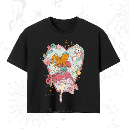 Purplehecate Alice's Secret Garden Crop T-Shirt