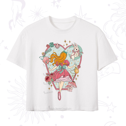 Purplehecate Alice's Secret Garden Crop T-Shirt