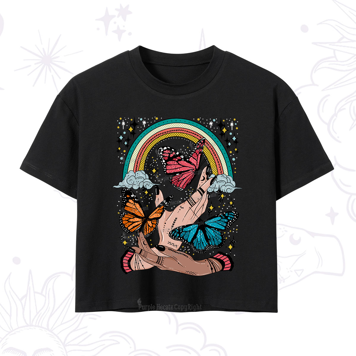 Purplehecate Metamorphoses Crop T-Shirt