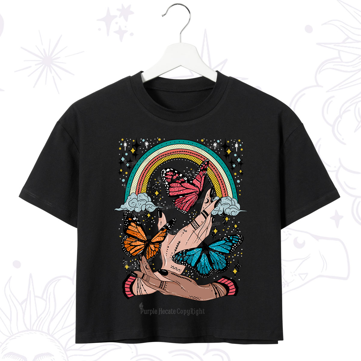 Purplehecate Metamorphoses Crop T-Shirt