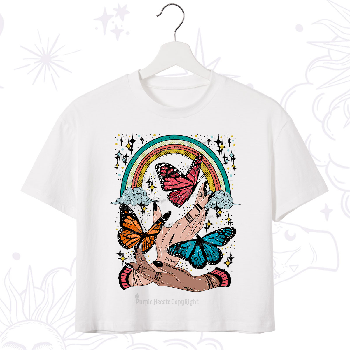 Purplehecate Metamorphoses Crop T-Shirt