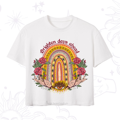 Purplehecate Brighten Days Ahead Crop T-Shirt