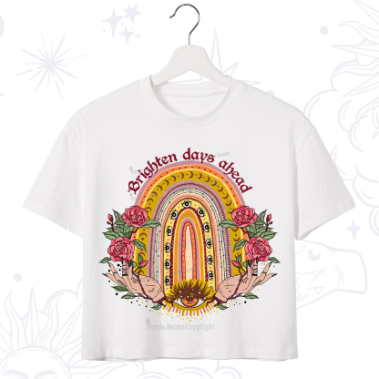 Purplehecate Brighten Days Ahead Crop T-Shirt