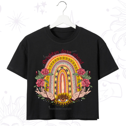 Purplehecate Brighten Days Ahead Crop T-Shirt