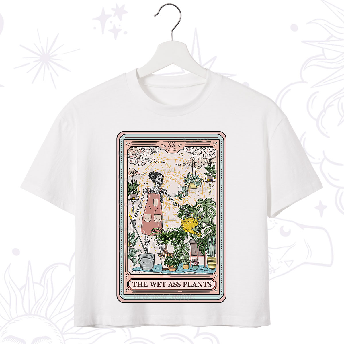 Purplehecate The Wet Ass Plants Tarot Crop T-Shirt