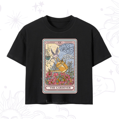 Purplehecate The Gardener Tarot Crop T-Shirt