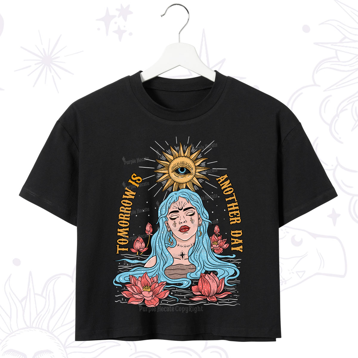 Purplehecate Tomorrow Is Another Day Crop T-Shirt