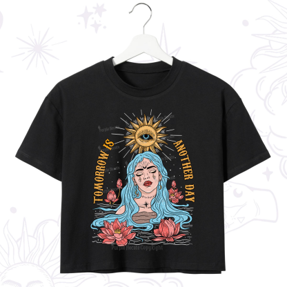 Purplehecate Tomorrow Is Another Day Crop T-Shirt