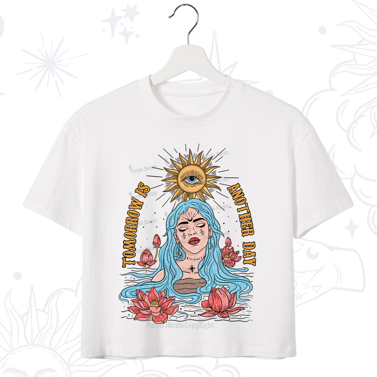 Purplehecate Tomorrow Is Another Day Crop T-Shirt