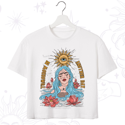 Purplehecate Tomorrow Is Another Day Crop T-Shirt