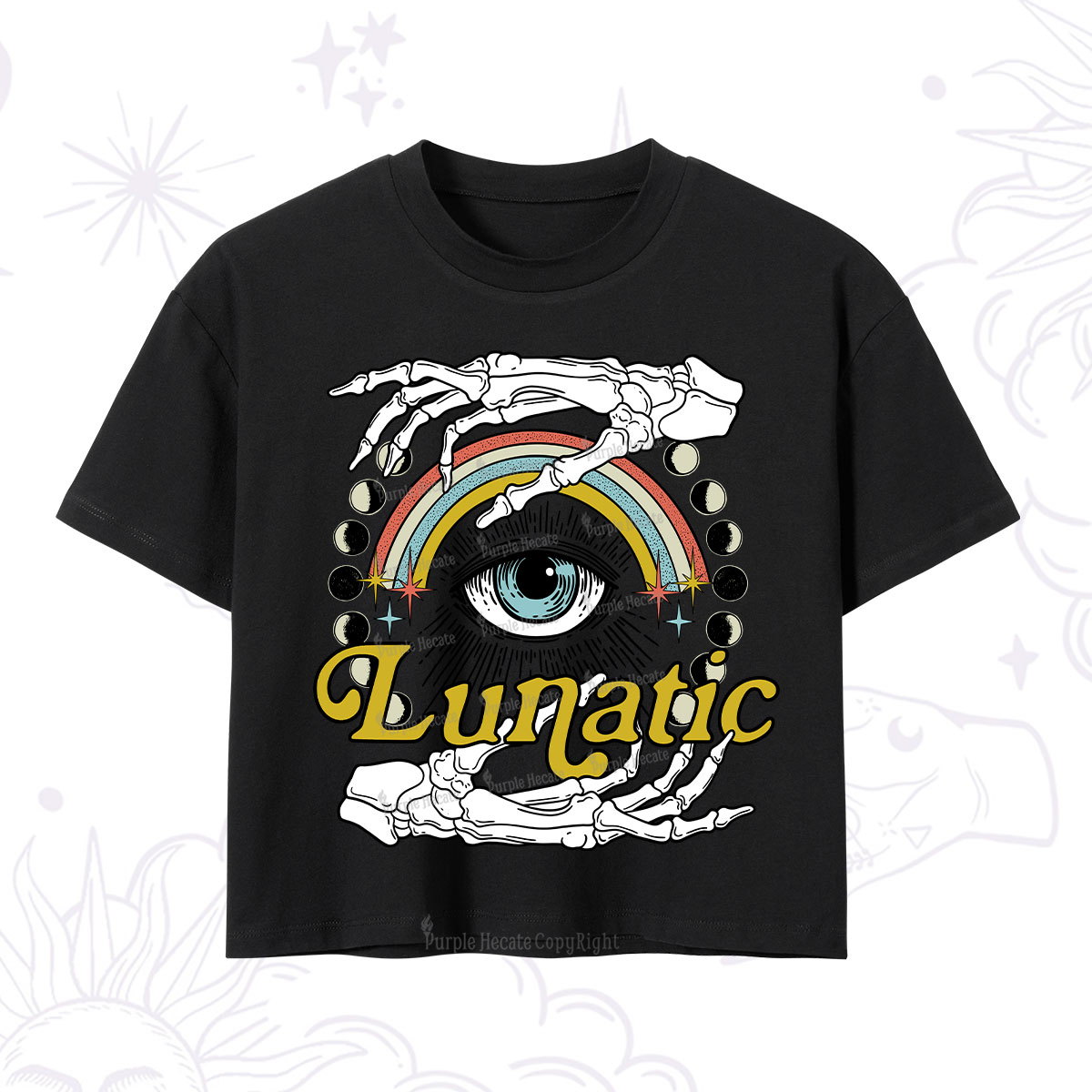 Purplehecate Lunatic Crop T-Shirt