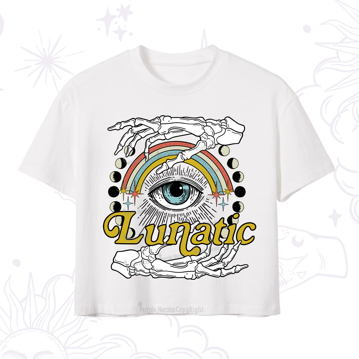 Purplehecate Lunatic Crop T-Shirt