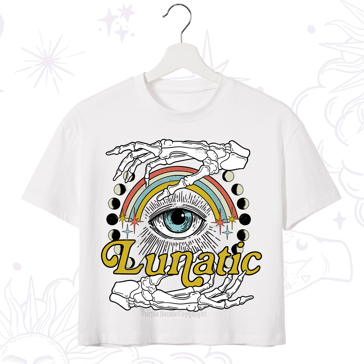 Purplehecate Lunatic Crop T-Shirt