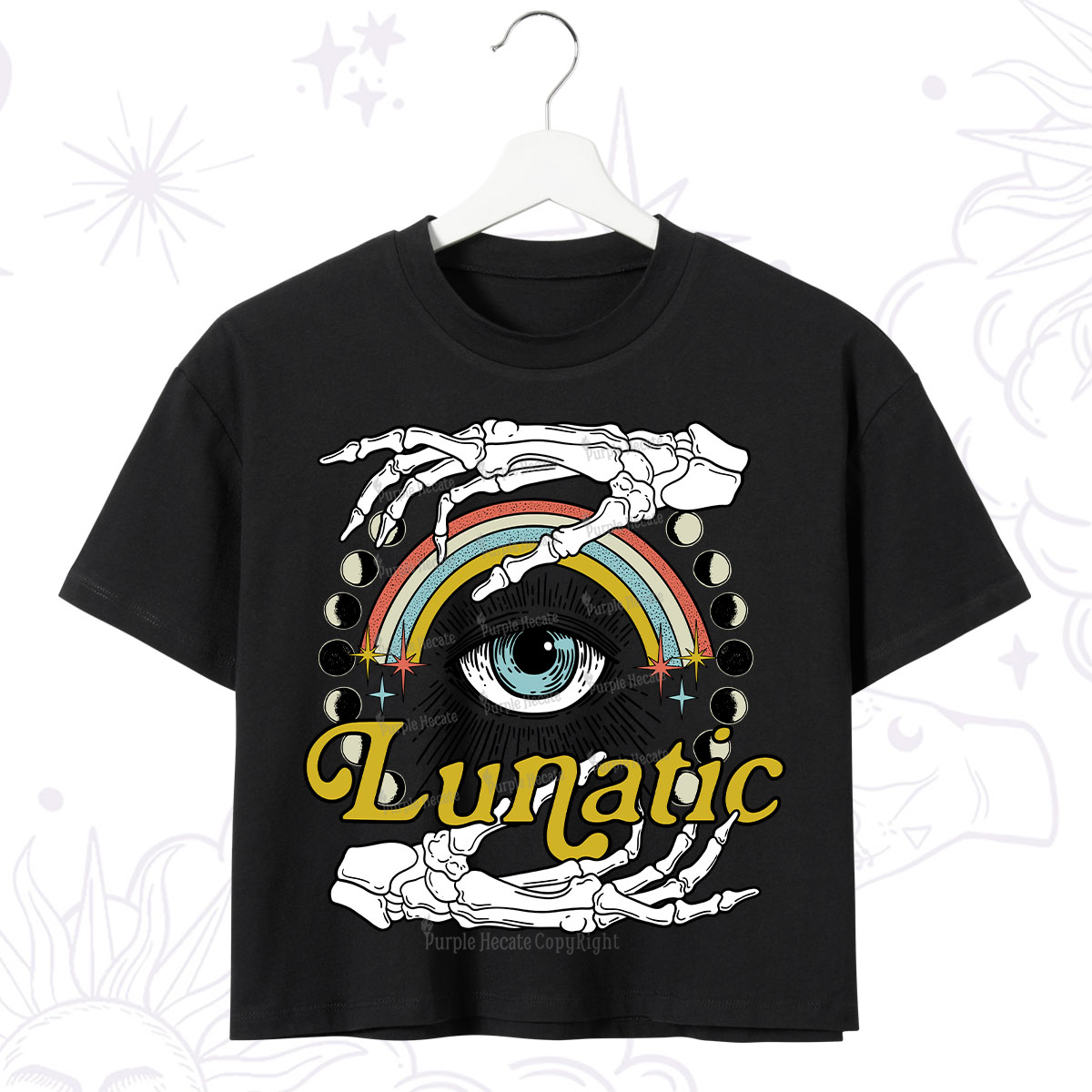 Purplehecate Lunatic Crop T-Shirt
