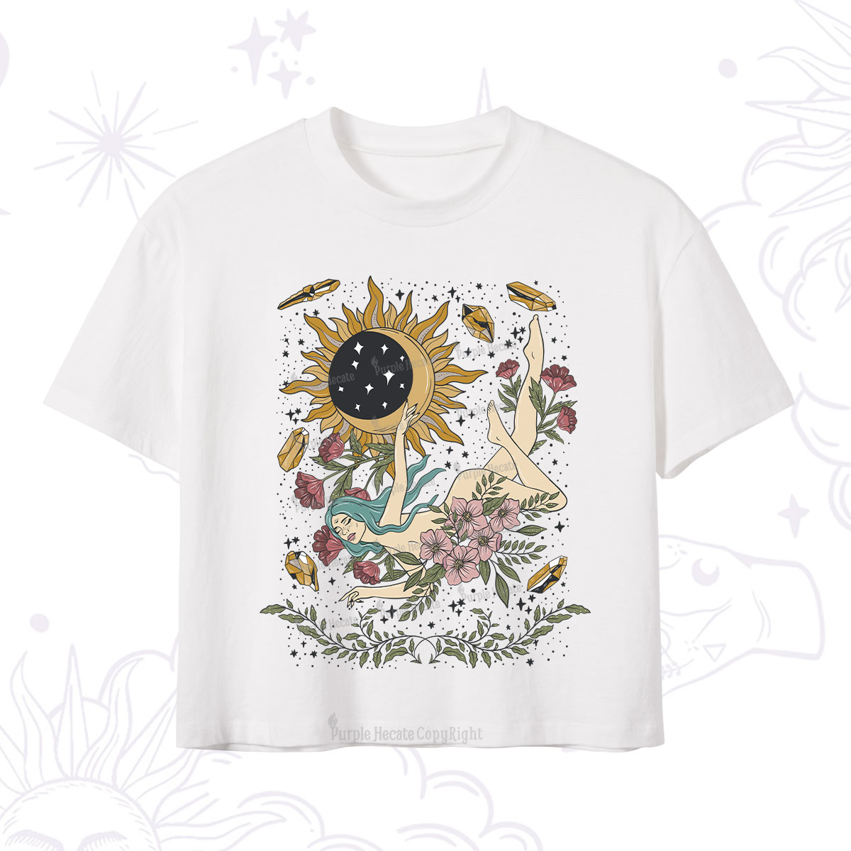 Purplehecate My Girl Your Day Will Come Crop T-Shirt