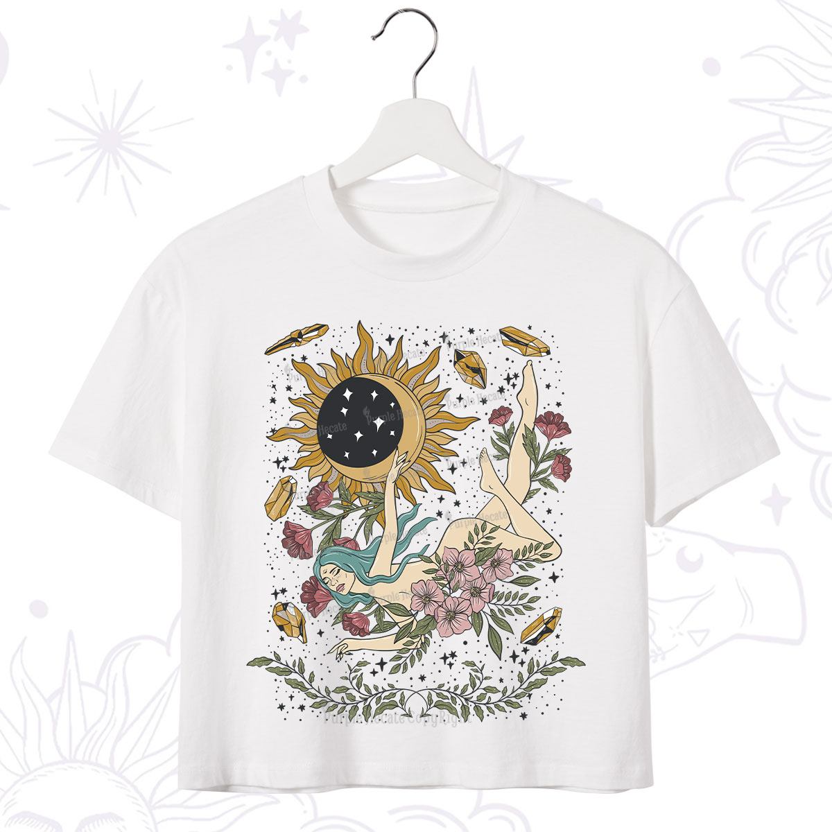 Purplehecate My Girl Your Day Will Come Crop T-Shirt