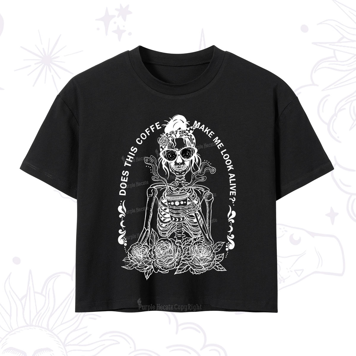 Purplehecate Magical But Slightly Bitter Crop T-Shirt