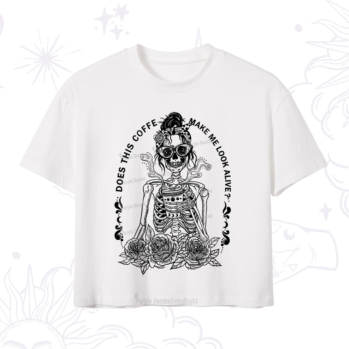 Purplehecate Magical But Slightly Bitter Crop T-Shirt