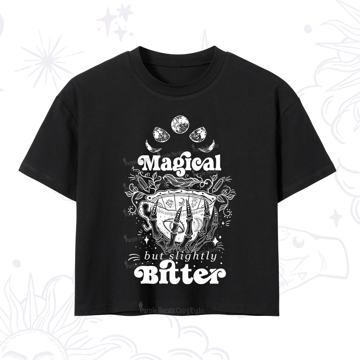 Purplehecate Magical But Slightly Bitter Crop T-Shirt