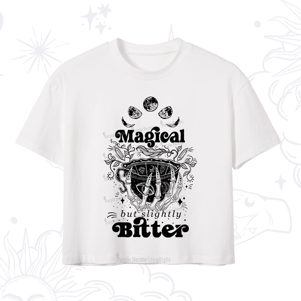 Purplehecate Magical But Slightly Bitter Crop T-Shirt
