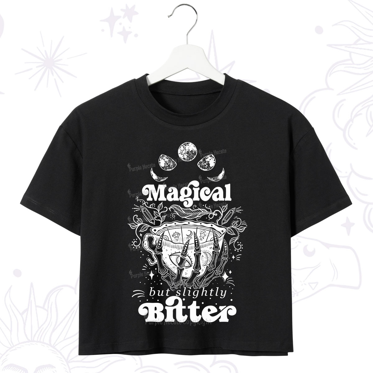 Purplehecate Magical But Slightly Bitter Crop T-Shirt