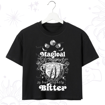 Purplehecate Magical But Slightly Bitter Crop T-Shirt