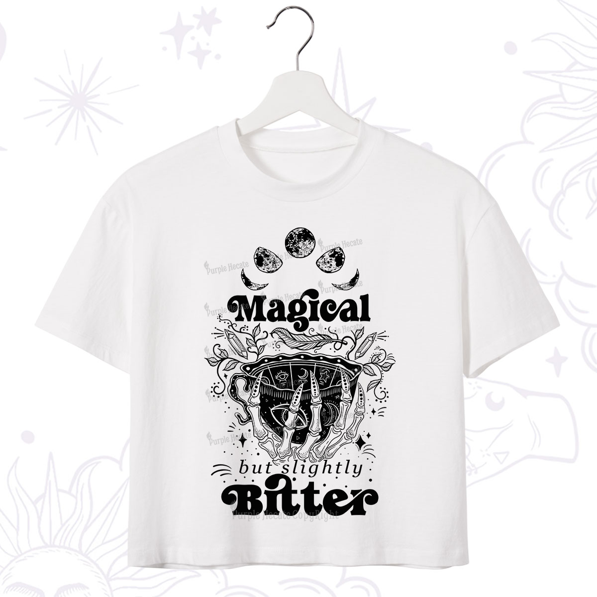 Purplehecate Magical But Slightly Bitter Crop T-Shirt