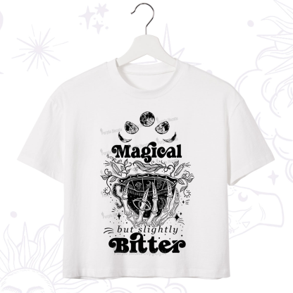 Purplehecate Magical But Slightly Bitter Crop T-Shirt