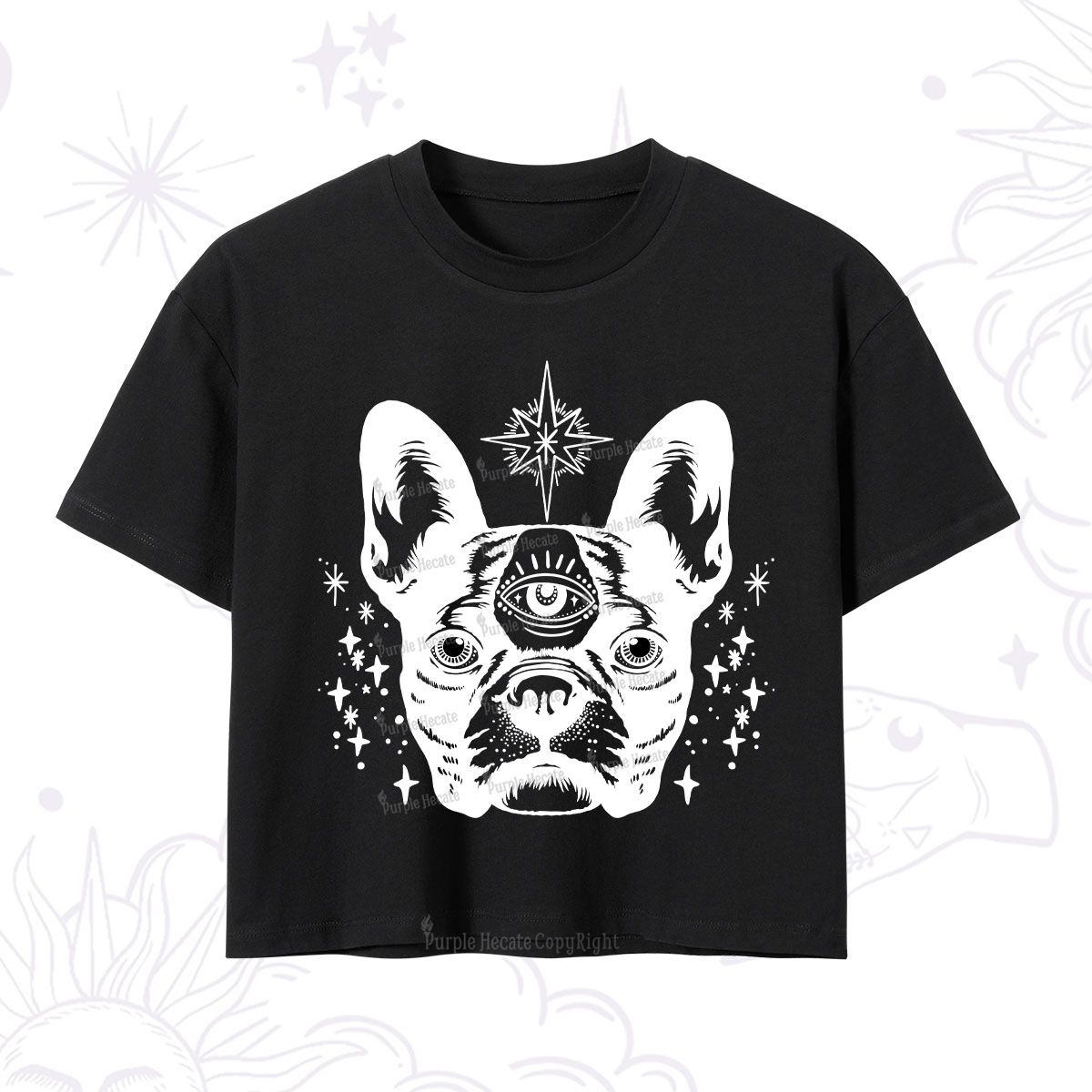 Purplehecate Like A Boss Crop T-Shirt