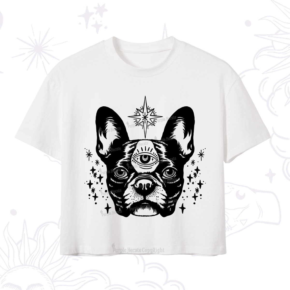 Purplehecate Like A Boss Crop T-Shirt