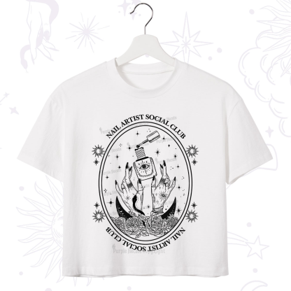 Purplehecate Nail Artist Club Crop T-Shirt