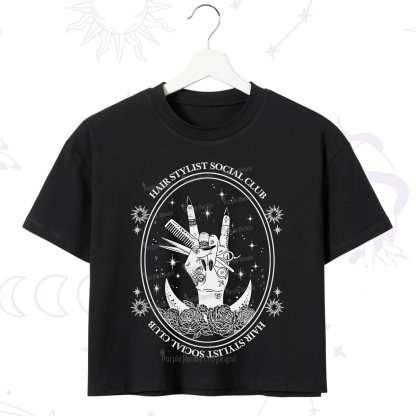 Purplehecate Hair Stylist Club Crop T-Shirt