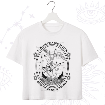 Purplehecate Hair Magician Social Club Crop T-Shirt