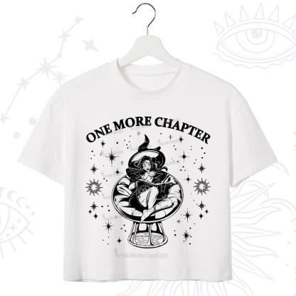 Purplehecate One More Chapter Books Crop T-Shirt