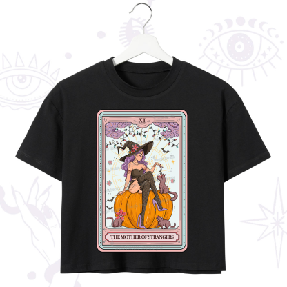 Purplehecate The Mother Of Strangers Tarot Crop T-Shirt