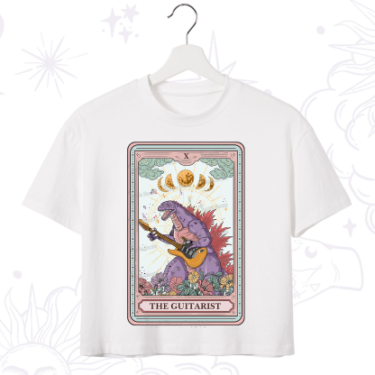 Purplehecate The Guitarist Tarot Crop T-Shirt